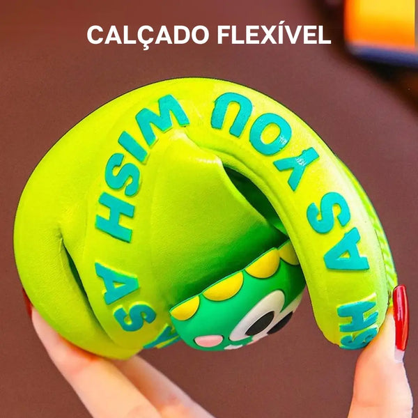 Chinelo-Infantil-Dinossauro-Confortável-Antiderrapante-Raizza-Kids