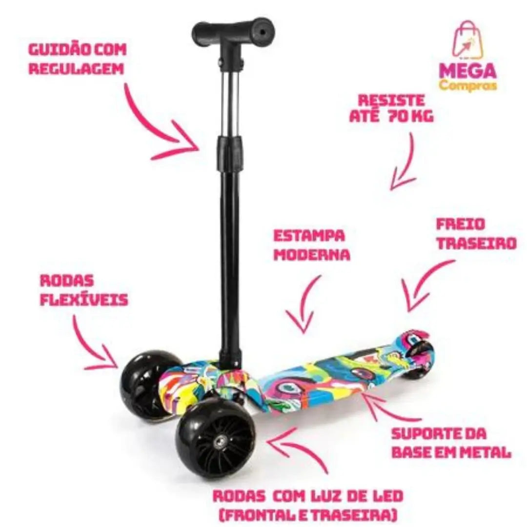 Patinete Infantil 3 Rodas