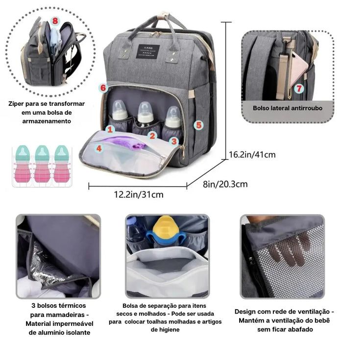 Mochila-Maternidade-Berço-Portátil-Raizza-Kids