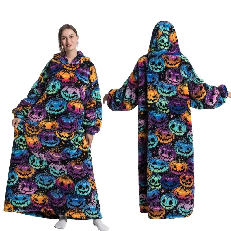 Hoodie cobertor com capuz longo adulto variação FH104 Raizza Kids