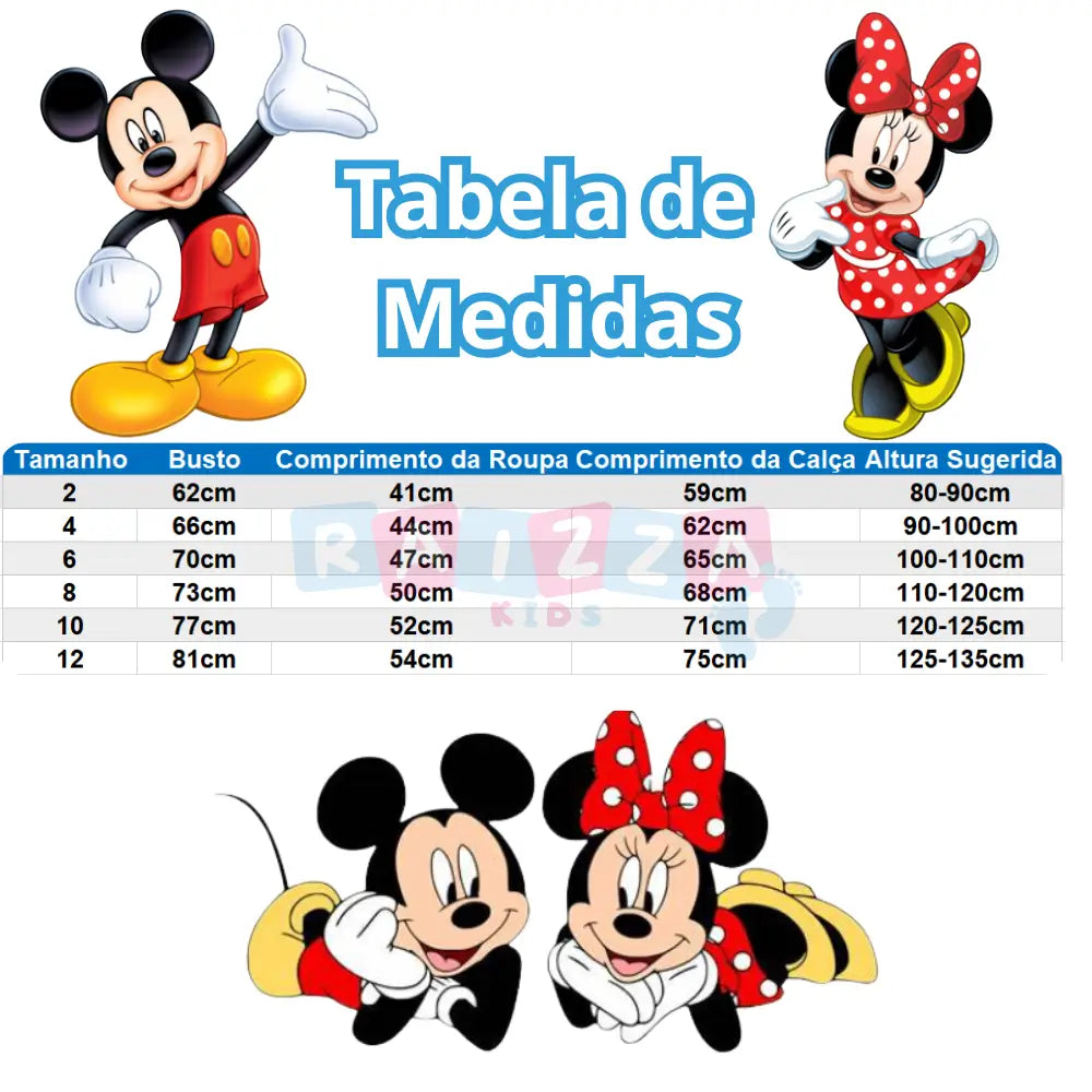 Pijama Mickey e Minnie