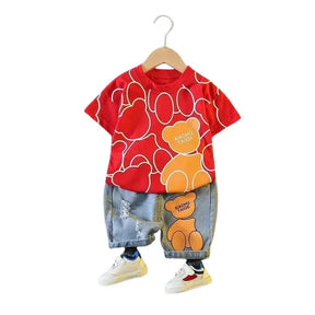 Conjunto Infantil Estiloso Ursinho - Raizza