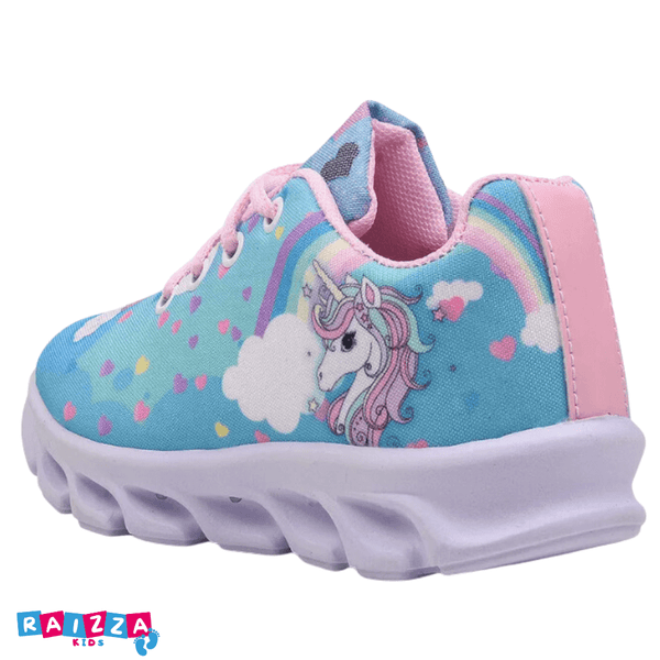 Tênis-Infantil-Unicórnio-Led-Solado-Antiderrapante-Raizza-Kids