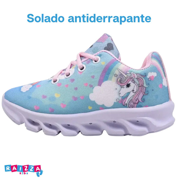 Tênis-Infantil-Unicórnio-Led-Confortável-Raizza-Kids