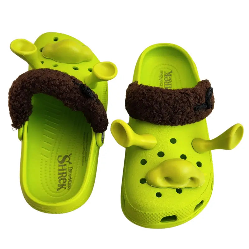 Sandália Shrek Infantil e Adulto Confortável Antiderrapante Leve