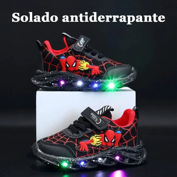 Tênis-Infantil-Homem-Aranha-Led-Confortável-Raizza-Kids