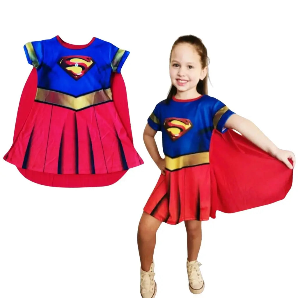 Fantasia-Infantil-Supergirl-Conforto-Raizza-Kids