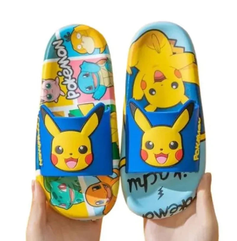 Chinelo-Pikachu-Pokémon-Infantil-Amarelo-Raizza-Kids