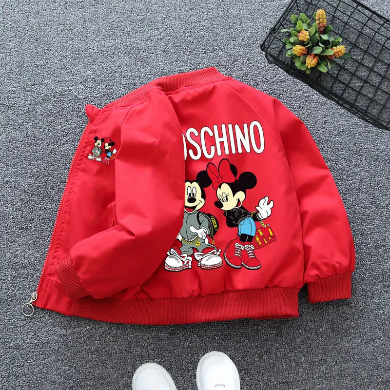 Jaqueta Infantil Mickey Algodão Conforto e Estilo