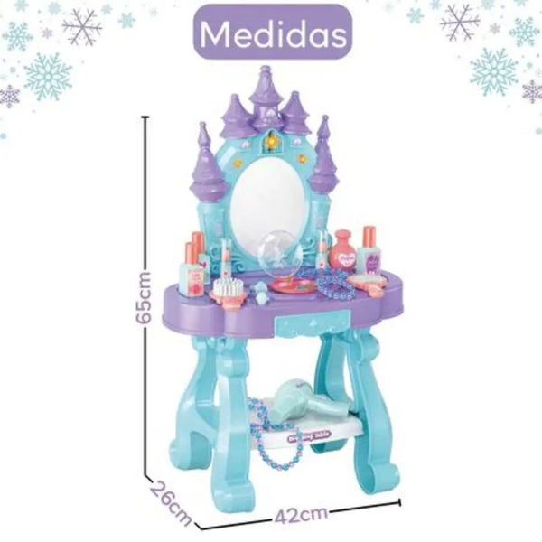 Penteadeira-Infantil-Brinquedo-Acessórios-Raizza-Kids