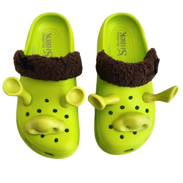Sandália Shrek Infantil e Adulto Confortável Antiderrapante Leve