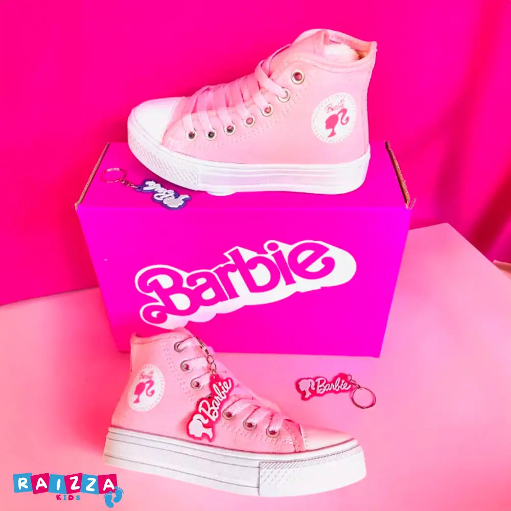 Tênis Infantil Feminino Barbie Allstar