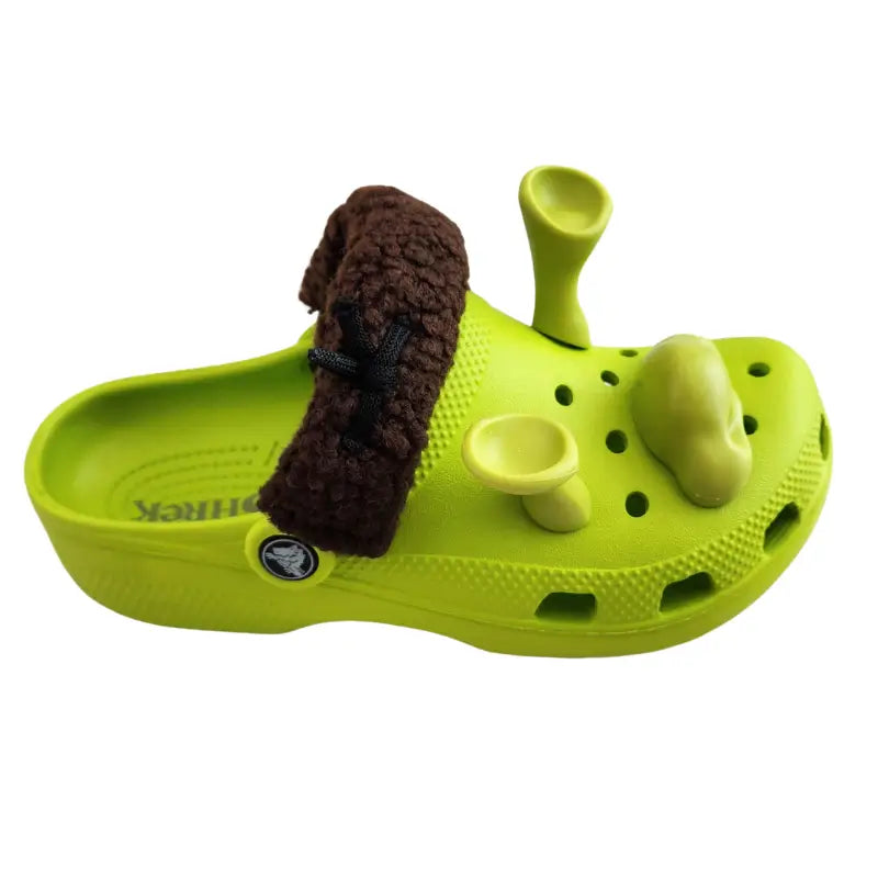 Sandália Shrek Infantil e Adulto Confortável Antiderrapante Leve