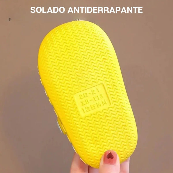 Babuche-Infantil-Dinossauro-Confortável-Raizza-Kids