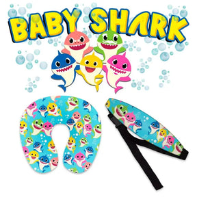 Almofada-de-Viagem-Kit-Infantil-Baby-Shark-Raizza-Kids