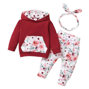 Conjunto Infantil Feminino Vermelho - Raizza