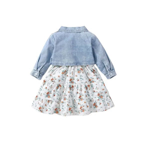 Conjunto Infantil Vestido Floral - Raizza