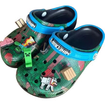 Sandália Minecraft Azul