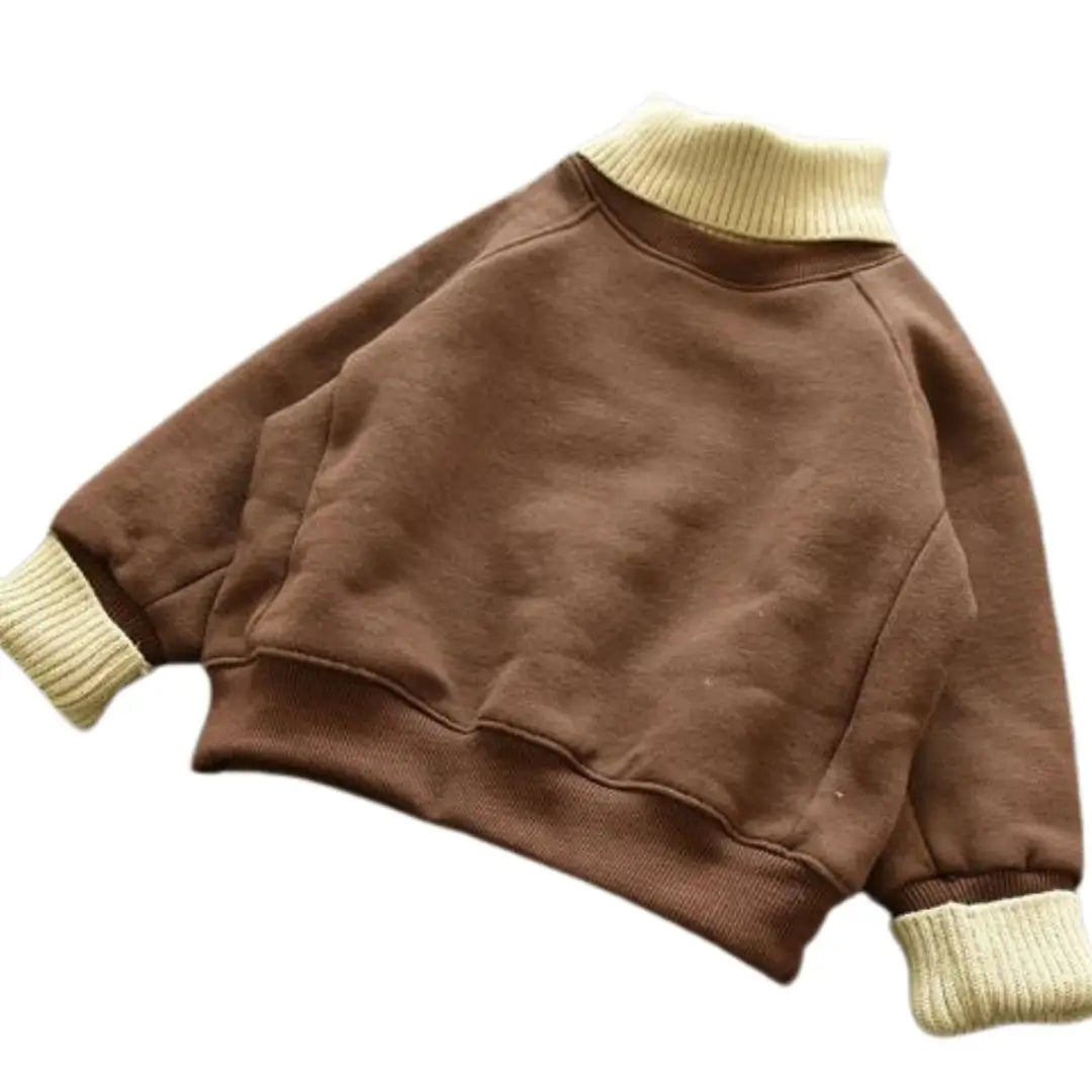 Suéter-Infantil-Inverno-Luxury-Marrom-Raizza-Kids