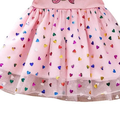 Vestido Infantil Rosa Unicórnio - Raizza