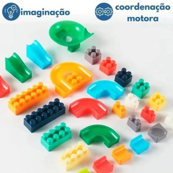 Mesa-Infantil-Blocos-Montar-Acessórios-Raizza-Kids