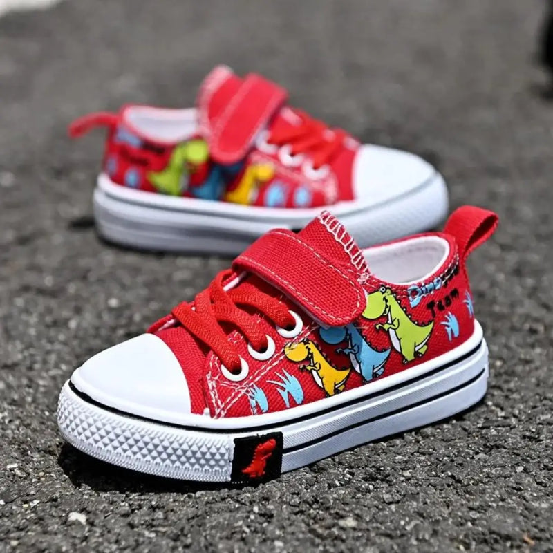 Tênis-Infantil-Masculino-Dinossauro-Confortável-Raizza-Kids