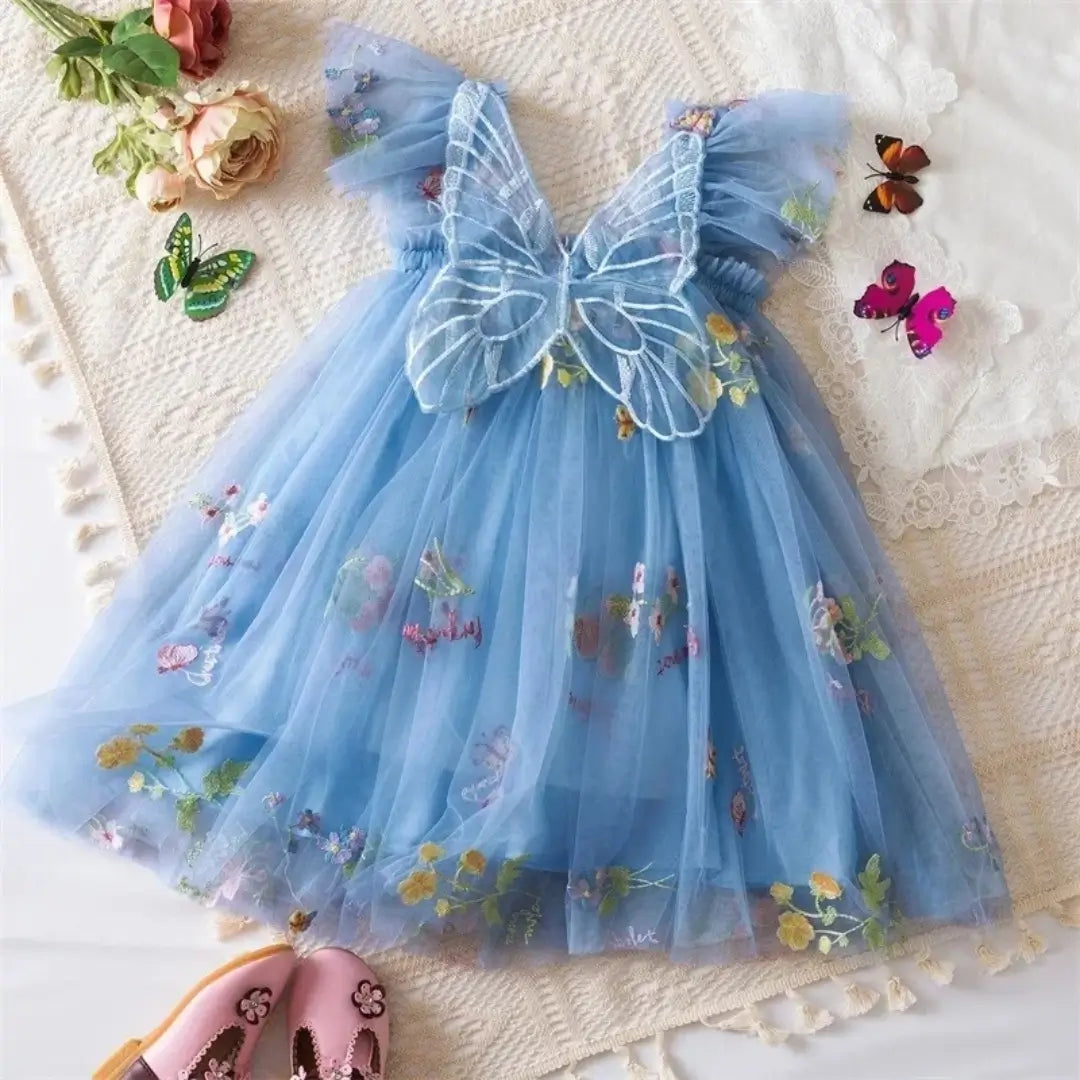 Vestido Infantil Borboleta Larissa