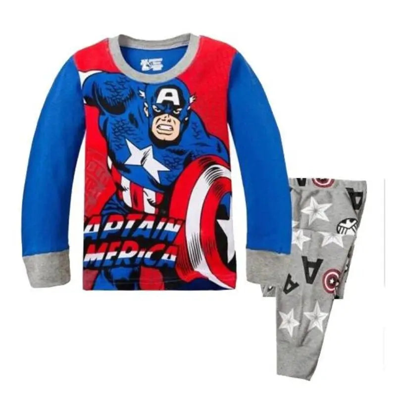 Pijama Infantil Capitão América Raizza Kids