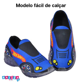 Tênis Infantil Masculino Hotweels Led