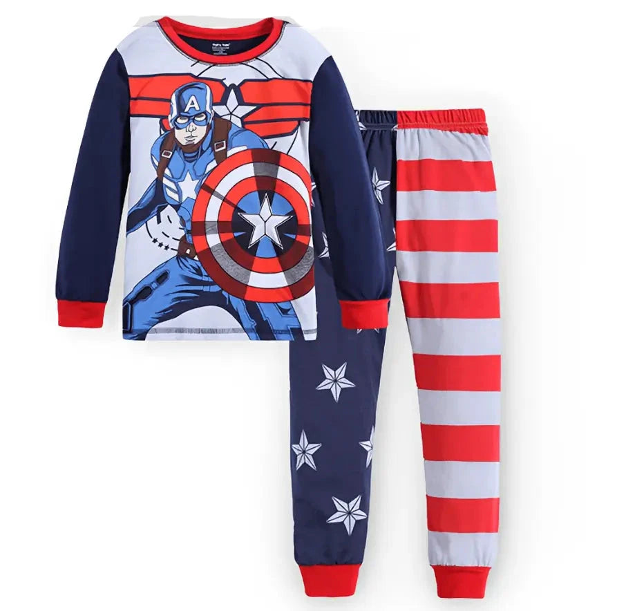 Pijama Infantil Masculino Capitão América - Raizza