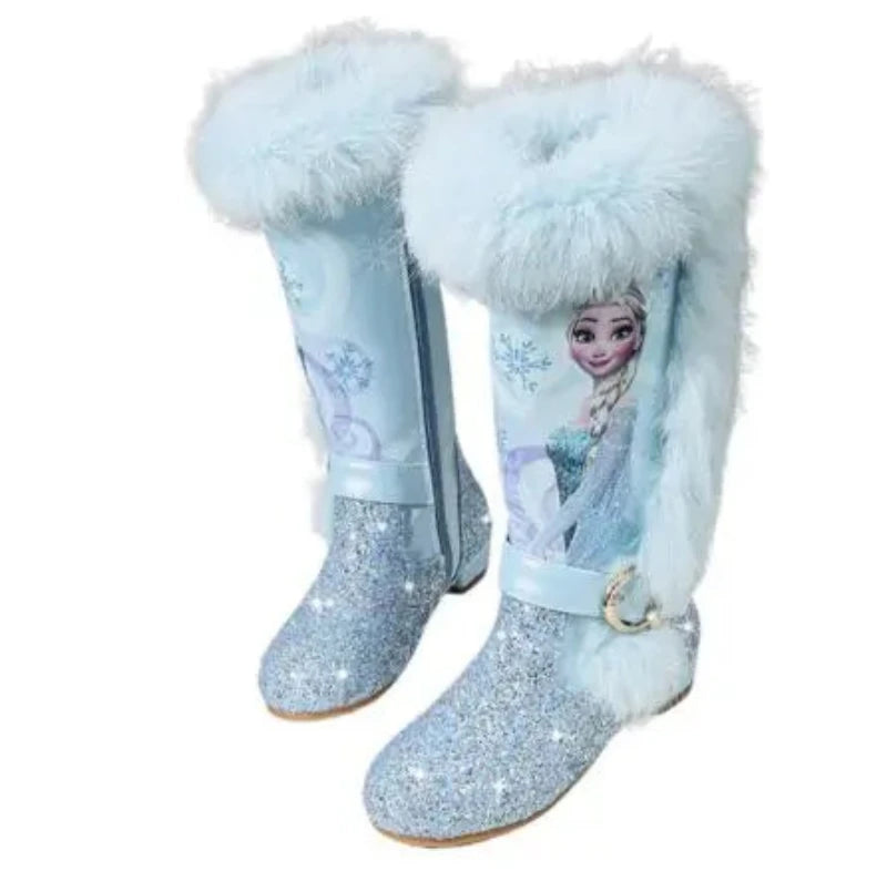 Bota-Frozen-Infantil-Salto-Azul-Raizza-Kids