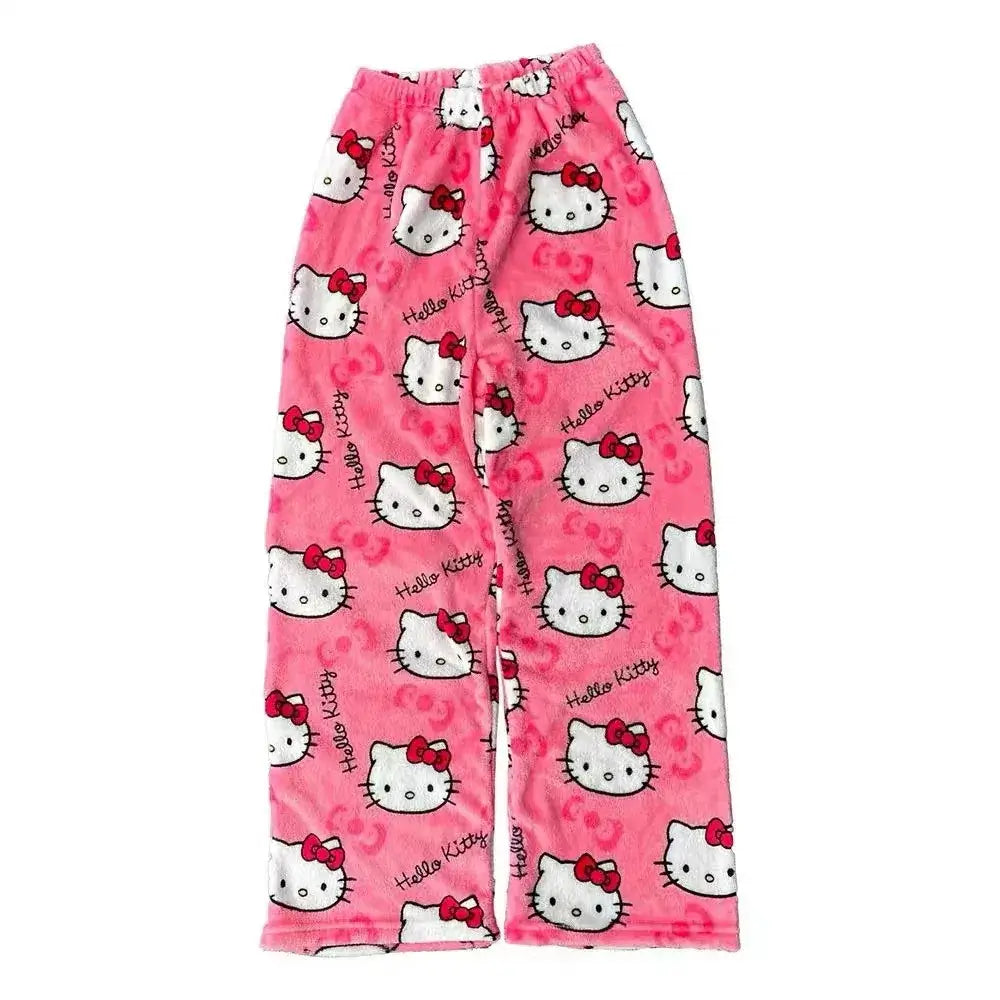 Calça Hello Kitty Pijama Peluciada To Com Sono Pijamas