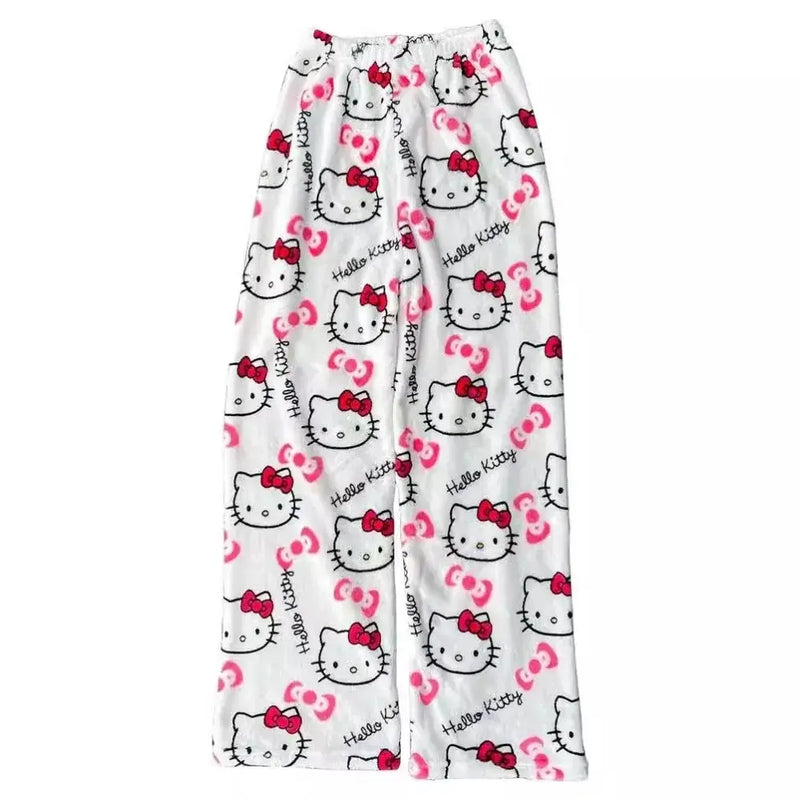 Calça Hello Kitty Pijama Peluciada To Com Sono Pijamas