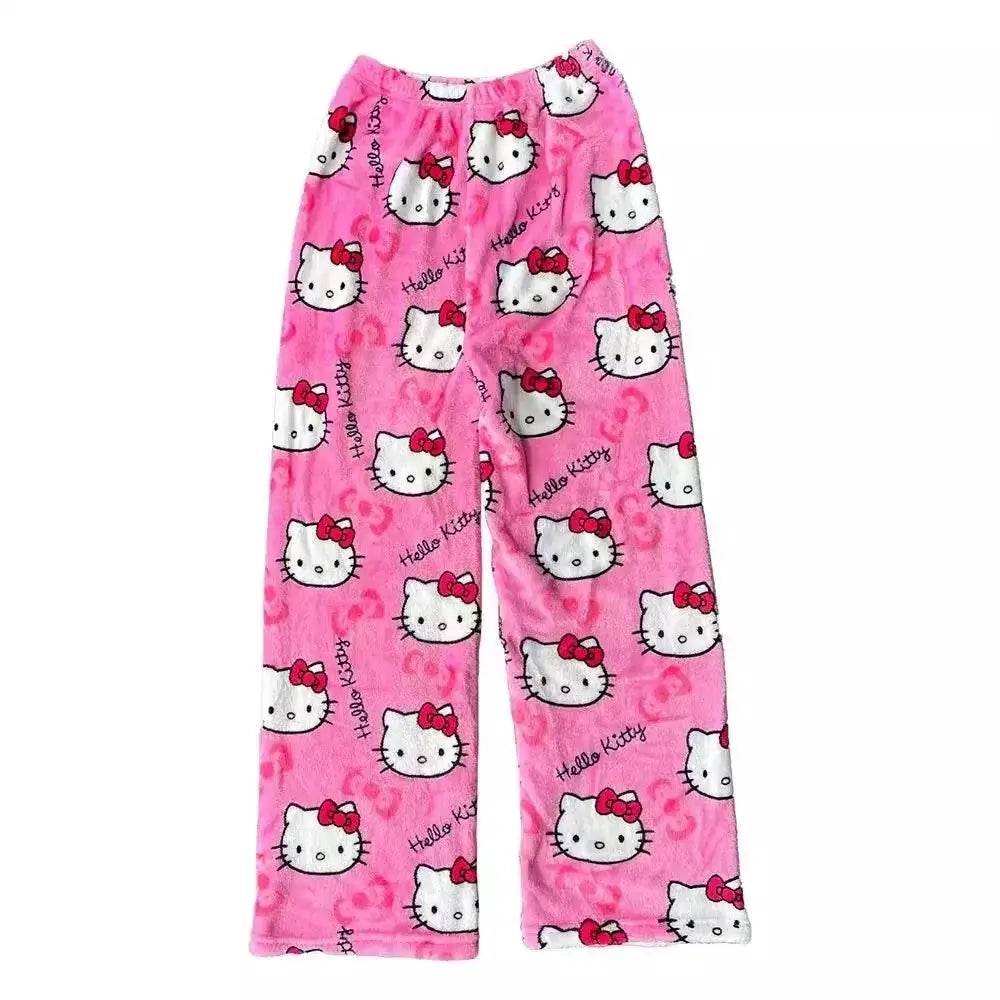 Calça Hello Kitty Pijama Peluciada To Com Sono Pijamas