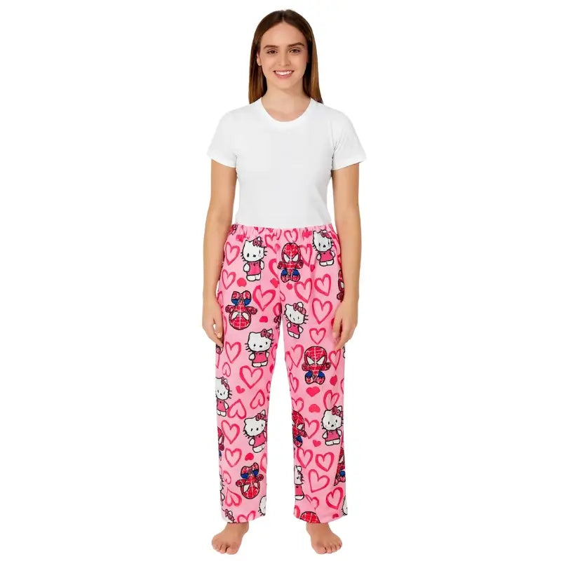 Calça Homem-Aranha e Hello Kitty Pijama