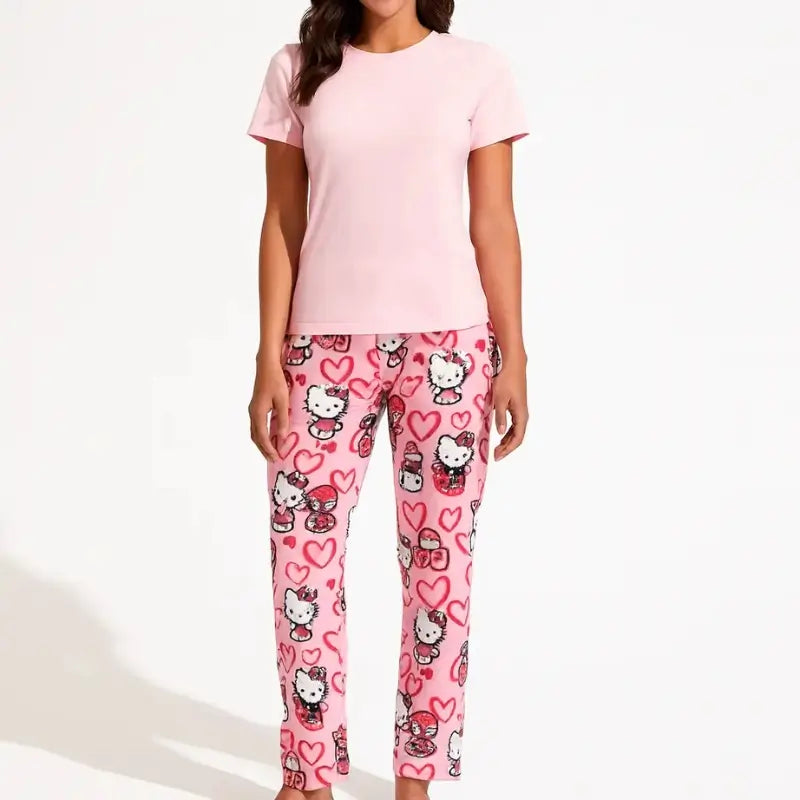 Calça Homem-Aranha e Hello Kitty Pijama