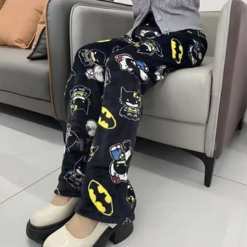 Calça Pijama Batman e Hello Kitty To Com Sono Pijamas