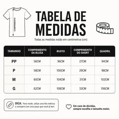 Pijama Feminino Pandas