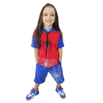 Conjunto Infantil Homem Aranha Confortavel Raizza Kids