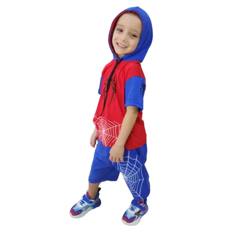 Conjunto Infantil Homem Aranha Confortavel Raizza Kids