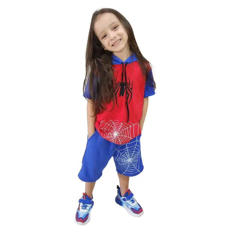 Conjunto Infantil Homem Aranha Confortavel Raizza Kids