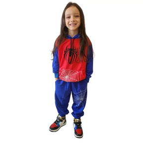 Conjunto Moletom Infantil Homem Aranha Raizza Kids