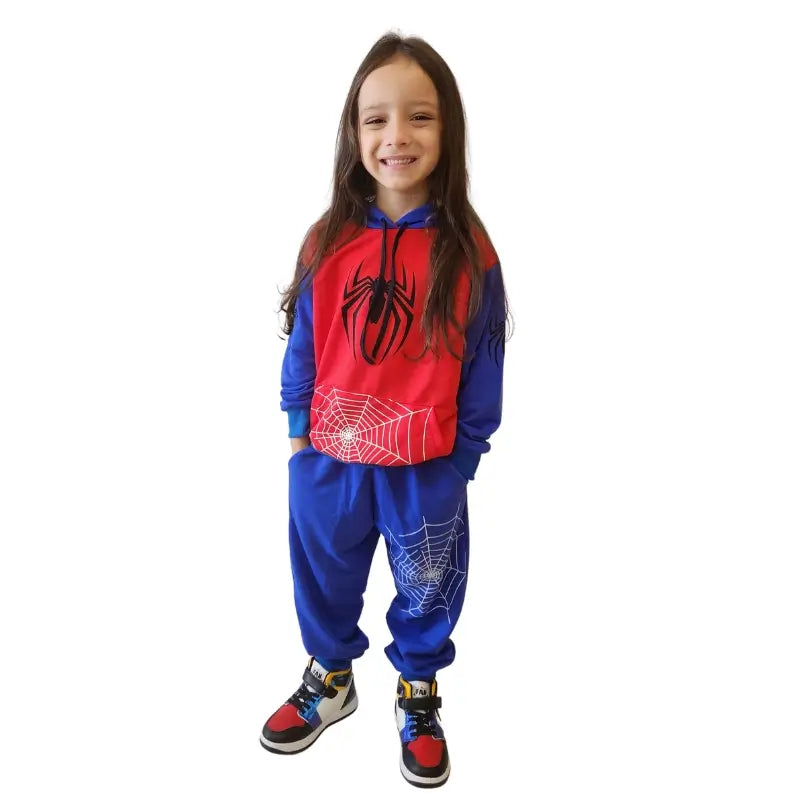 Conjunto Moletom Infantil Homem Aranha Raizza Kids