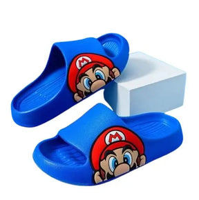 Chinelo Nuvem Super  Mario - Azul - Raizza