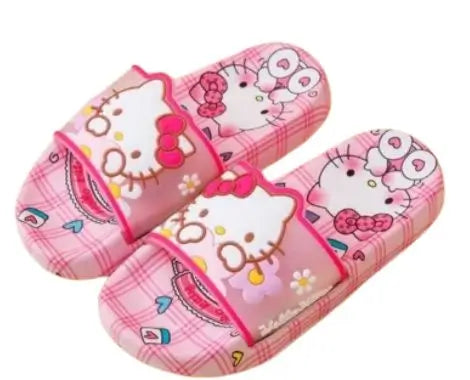 Chinelo Infantil Feminino Hello Kitty Rosa - Raizza