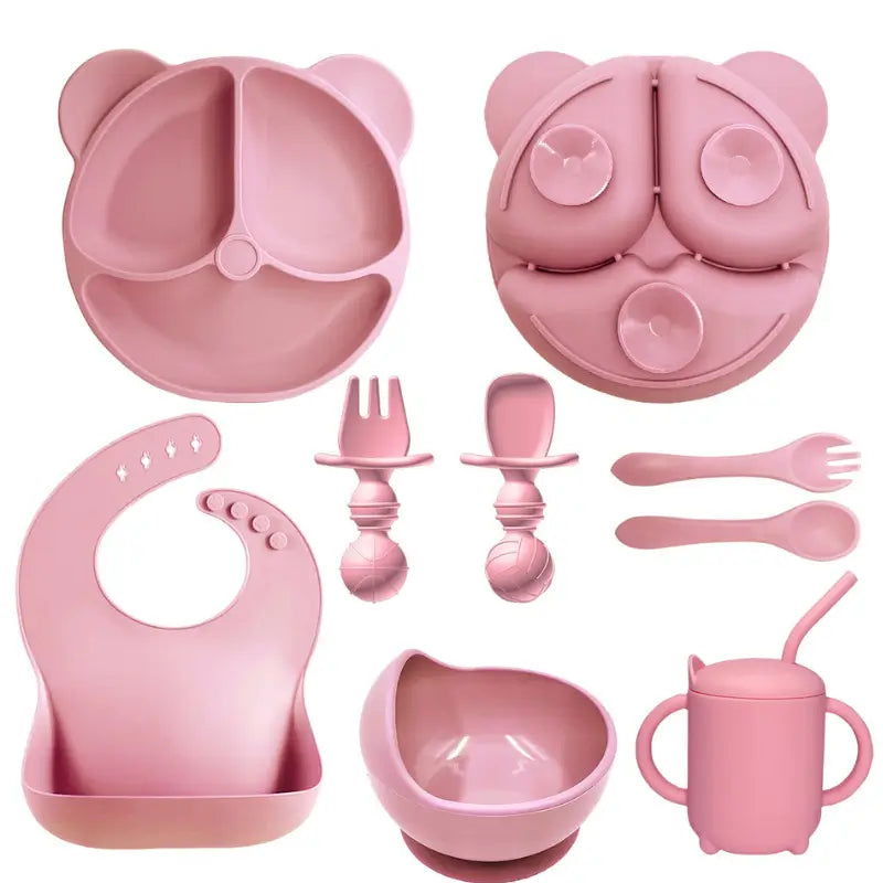 Kit-de-Introdução-Alimentar-de-Silicone-Infantil-Raizza-Kids