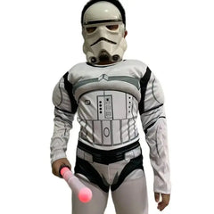Fantasia Infantil Star Wars Darth Vader stormtrooper Raizza Kids