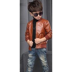 Jaqueta-de-Couro-Infantil-Masculina-Conforto-Raizza-Kids