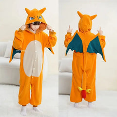 Macacao Pijama Pokemon Charizard Raizza Kids