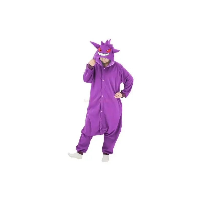 Macacao Pijama Pokemon Gengar Raizza Kids